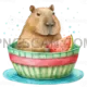 Capybara cutout image