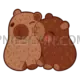 Capybara natural cutout from Capybara
