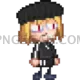 Doomer Girl #429 cutout from Doomer Wojak