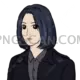 Doomer Girl #421 cutout from Doomer Wojak