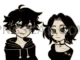 Doomer Girl cutout from Doomer Wojak