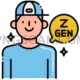 Gen Z #456 cutout from Gen Z