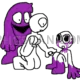 Grimace Shake #450 cutout from Grimace Shake