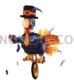 Steal a Brainrot cutout in compact near-square format on transparent background