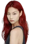 Actress Jung Ho-Yeon Rising Star cutout from Black Model