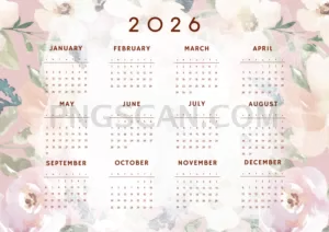 Calendar 2026 3500x2475 cutout from Calendar 2026