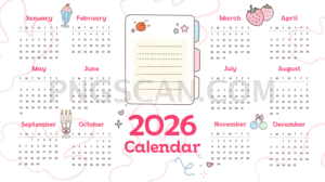 Calendar 2026 2400x1350 cutout from Calendar 2026