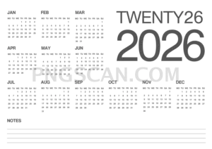Calendar 2026 2500x1768 cutout from Calendar 2026