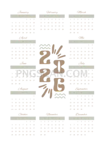 Calendar 2026 2183x3087 cutout from Calendar 2026