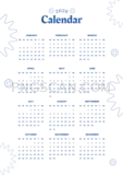 Calendar 2026 2475x3500 cutout from Calendar 2026