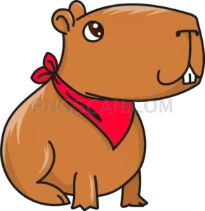 Capybara 1247x1280 cutout from Capybara