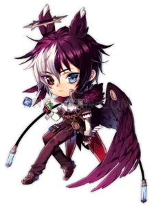 Chibi Anime Boy Manga Influence cutout from Omni Man