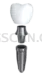 Dental Implant #355 cutout from Dental Implant
