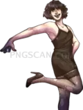 Doomer Girl #442 cutout from Doomer Wojak