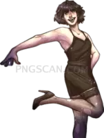 Doomer Girl #442 cutout from Doomer Wojak