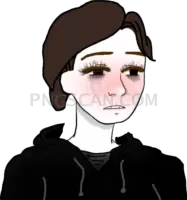 Doomer Girl natural cutout from Doomer Wojak