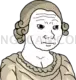 Doomer Girl #439 cutout from Doomer Wojak