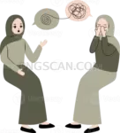 Doomer Girl #436 cutout from Doomer Wojak