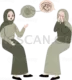 Doomer Girl #436 cutout from Doomer Wojak