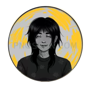 Doomer Girl #433 cutout from Doomer Wojak