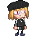 Doomer Girl #429 cutout from Doomer Wojak