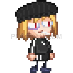 Doomer Girl #429 cutout from Doomer Wojak