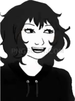 Doomer Girl #409 cutout from Doomer Wojak