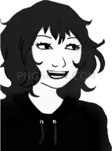 Doomer Girl #409 cutout from Doomer Wojak