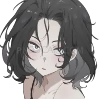 Doomer Girl #402 cutout from Doomer Wojak