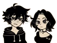 Doomer Girl cutout from Doomer Wojak