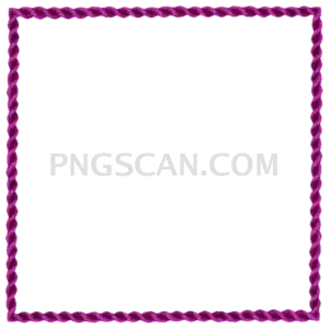 Fuchsia Border Frame Stylish Frame cutout from Aesthetic Theme Flower