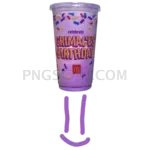 Grimace Shake natural cutout from Grimace Shake