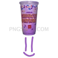 Grimace Shake natural cutout from Grimace Shake
