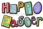 Happy Easter Renewal Time cutout from Easter Rabbit