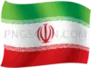 Iran Flag National Symbol cutout from Scorpio Zodiac Symbol