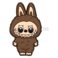Labubu Brown #347 cutout from Labubu