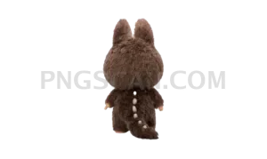 Labubu Brown #323 cutout from Labubu