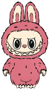 Labubu Pink 1067x1920 cutout from Labubu