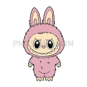 Labubu Pink cutout from Labubu