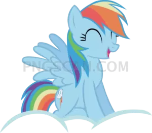 Rainbow Dash cutout image
