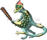 Skinks Terrestrial cutout from Color Stain