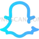 Snapchat Icon Fun cutout from Sage Green Folder Icon