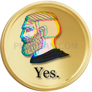 Yes Chad natural cutout from Yes Chad